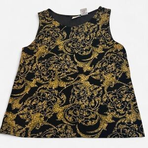 Y2K white stag tank top